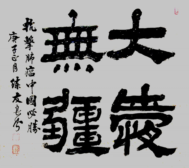 練友良書(shū)法作品——眾志成城 抗擊肺炎主題網(wǎng)絡(luò)書(shū)畫(huà)攝影展優(yōu)秀作品