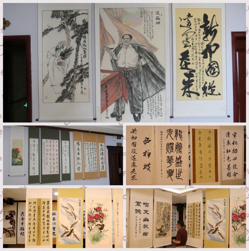 慶七一頌黨恩——書畫名家作品展暨西柏坡筆會舉行